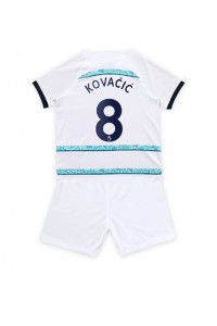 Fotbalové Dres Chelsea Mateo Kovacic #8 Dětské Venkovní Oblečení 2022-23 Krátký Rukáv (+ trenýrky)